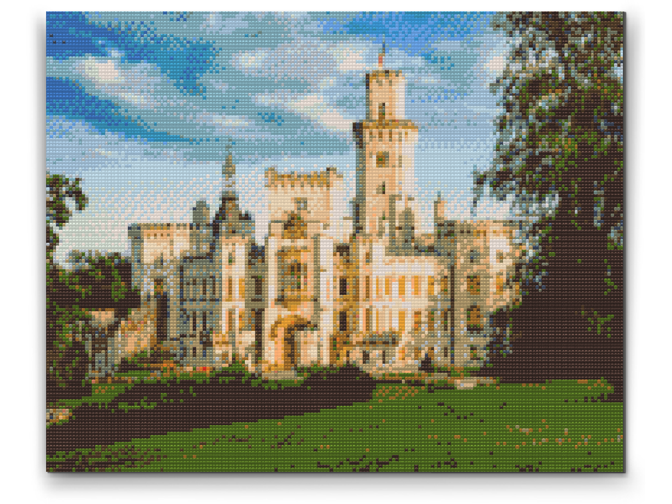 Diamantové malování - Hluboka Castle 2